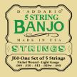 D'Addario Banjo 5-String and Tenor Sets