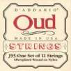 D’Addario J95 Oud 11-string set Silverplated Wound on Nylon