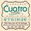 D’Addario J96 Cuatro Puerto Rico Silver Wound on Silk 10-string