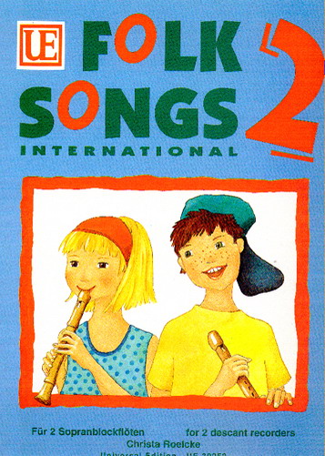 Folk Songs International 2 for two Descant Recorders