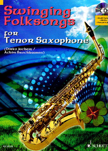 Swinging Folksongs for Tenor Saxophone - Bk & CD