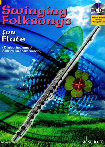 Swinging Folksongs for Flute - Bk & CD