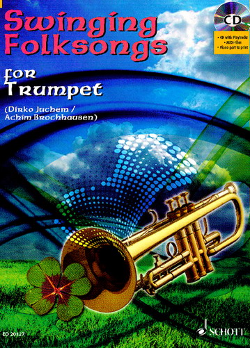 Swinging Folksongs for Trumpet - Bk & CD