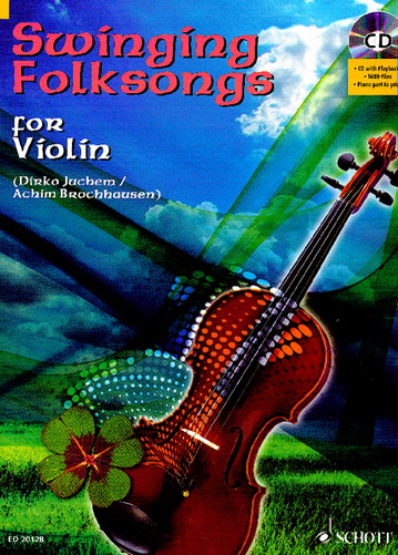 Swinging Folksongs for Violin - Bk & CD
