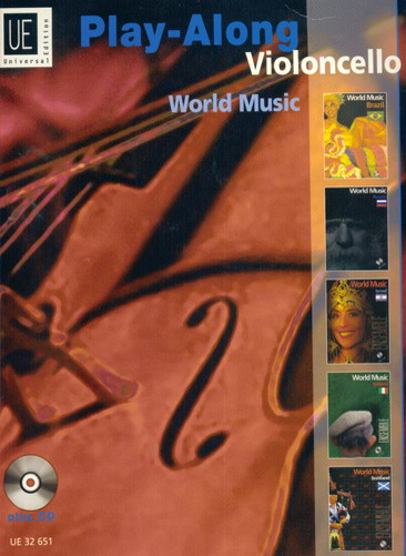 Play-Along Cello - World Music - Bk & CD